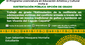 Socialización Pública Opción de Grado